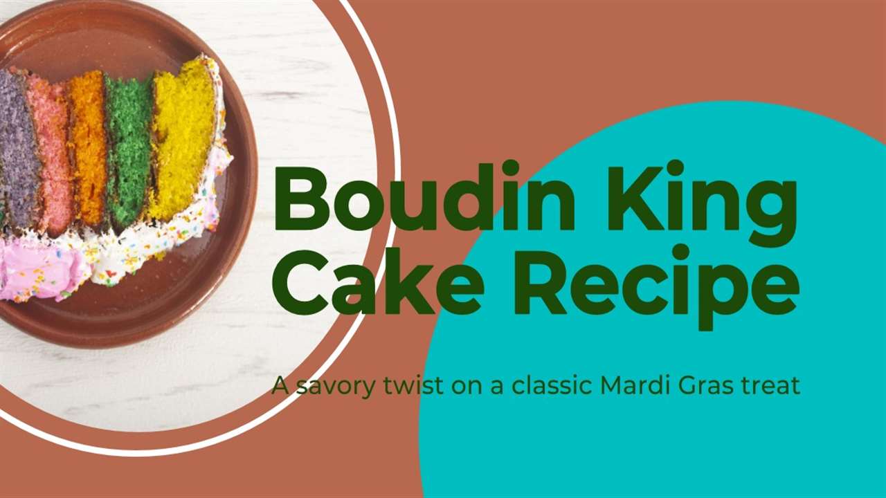 Boudin King Cake Recipe